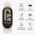 kwmobile Displayschutzfolie kompatibel mit Xiaomi Mi Band 8 Folie - Schutzfolie für Fitness Tracker - robuster Displayschutz