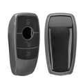 kwmobile Autoschlüssel Hülle kompatibel mit Mercedes Benz Smart Key Autoschlüssel (nur Keyless) - Schlüsselhülle Silikon Cover