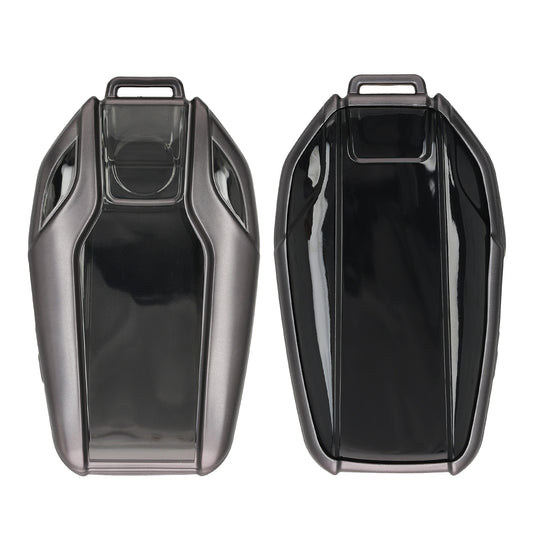kwmobile Autoschlüssel Hülle kompatibel mit BMW Display Key Autoschlüssel - Schlüsselhülle Silikon Cover - Schwarz matt Schwarz Schwarz matt  [dsg01]