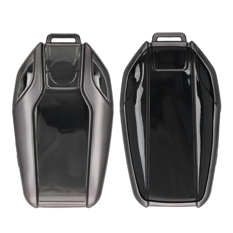 kwmobile Autoschlüssel Hülle kompatibel mit BMW Display Key Autoschlüssel - Schlüsselhülle Silikon Cover - Schwarz matt Schwarz Schwarz matt  [dsg01]