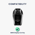 kwmobile Autoschlüssel Hülle kompatibel mit BMW Display Key Autoschlüssel - Schlüsselhülle Silikon Cover