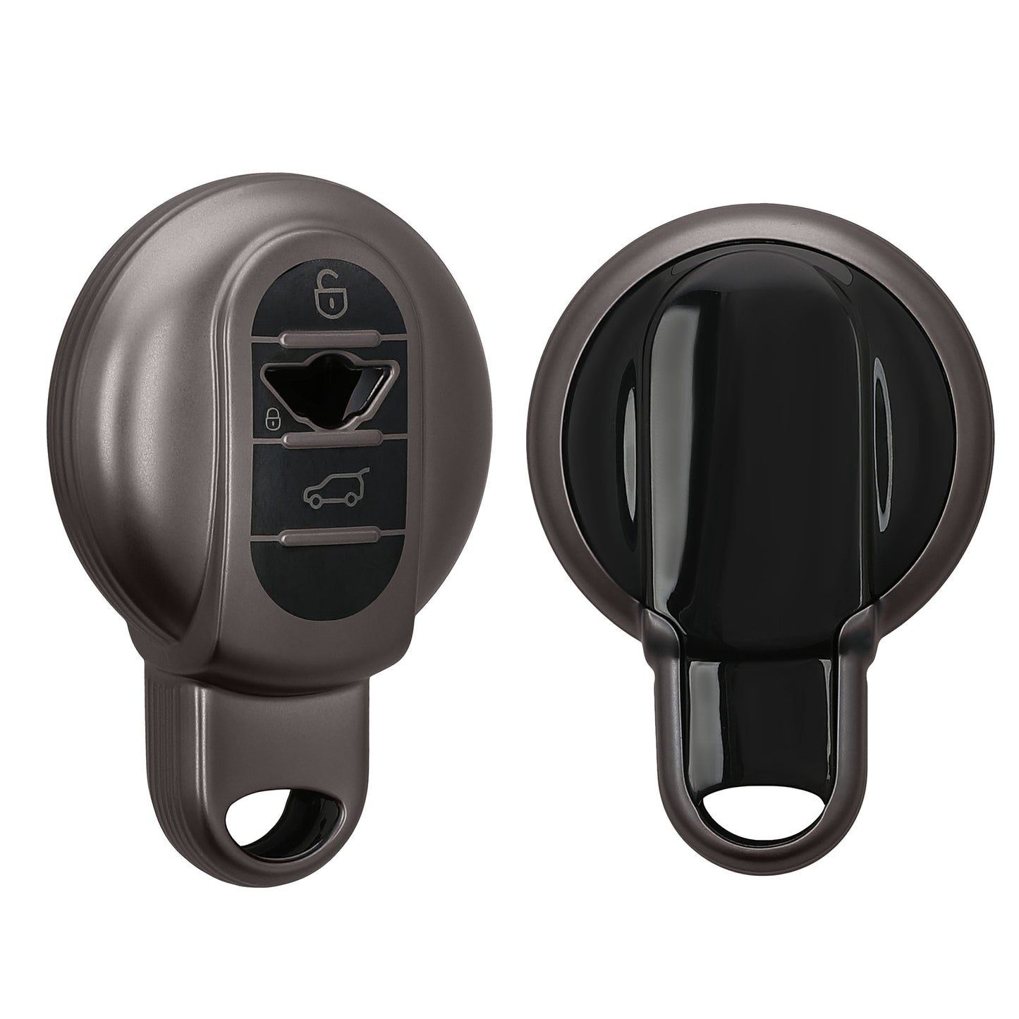 kwmobile Autoschlüssel Hülle kompatibel mit Mini 3-Tasten Smart Key Autoschlüssel - Schlüsselhülle Silikon Cover