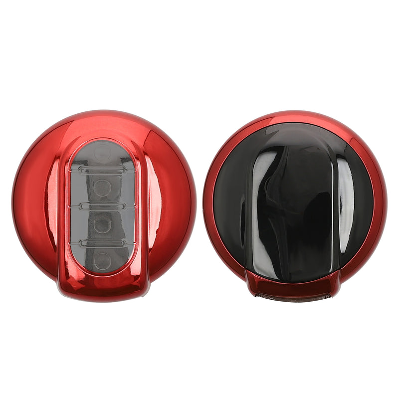 kwmobile Autoschlüssel Hülle kompatibel mit Mini 3-Tasten Smart Key Autoschlüssel - Schlüsselhülle Silikon Cover - Hochglanz Rot Hochglanz Rot  [dsg03]