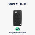 Silikon Hülle kompatibel mit Peugeot Citroen Autoschlüssel