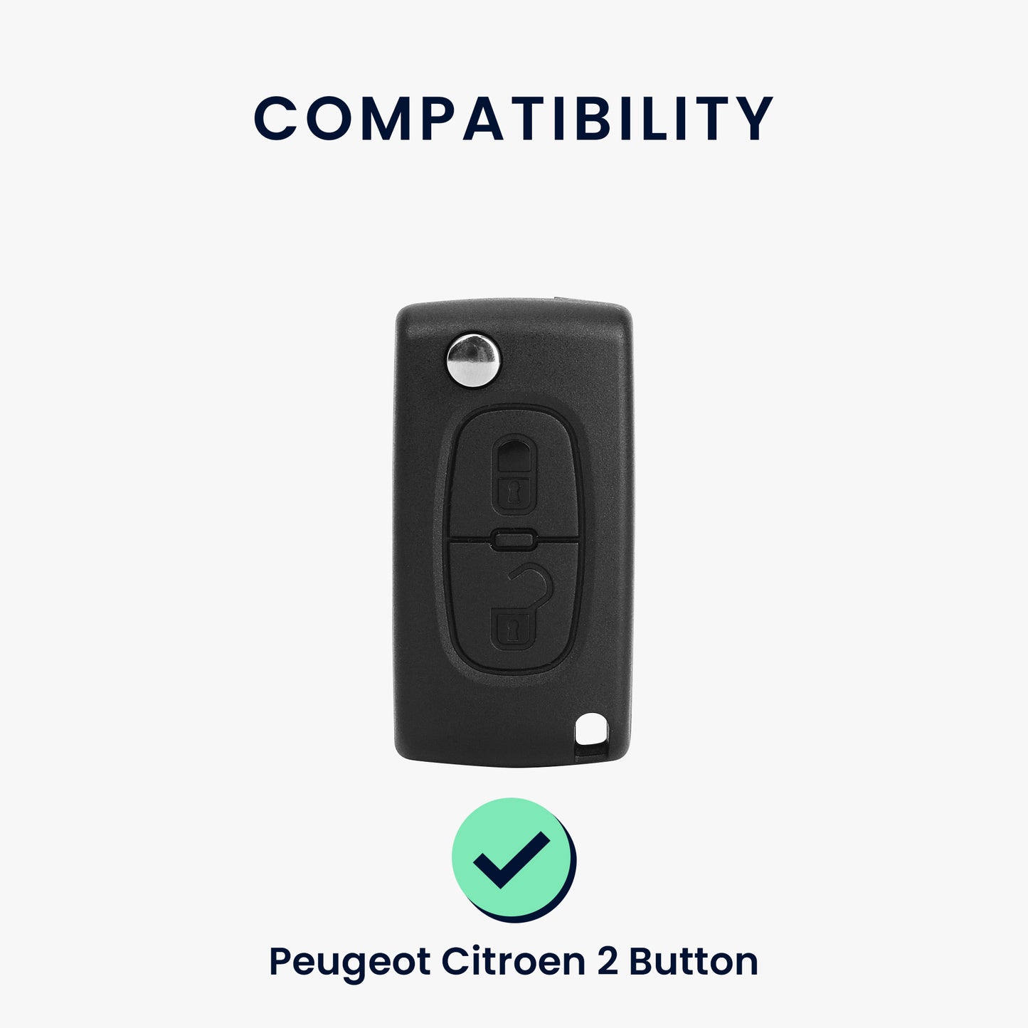Silikon Hülle kompatibel mit Peugeot Citroen Autoschlüssel