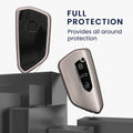 kwmobile Autoschlüssel Hülle kompatibel mit VW Golf 8 3-Tasten Autoschlüssel - Schlüsselhülle Silikon Cover