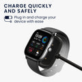 kwmobile USB Kabel Charger kompatibel mit Huami Amazfit Bip 3 / 3 Pro / Bip 5 / Amazfit Active EDGE / T-Rex / Zepp E Ladekabel - Smart Watch Ersatzkabel - Fitnesstracker Aufladekabel