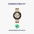 kwmobile Uhrenarmband für Huawei Watch GT5 41mm / GT5 Pro 42mm / Watch GT4 41mm Armband Fitnesstracker Band Set Ersatzarmband Smartwatch