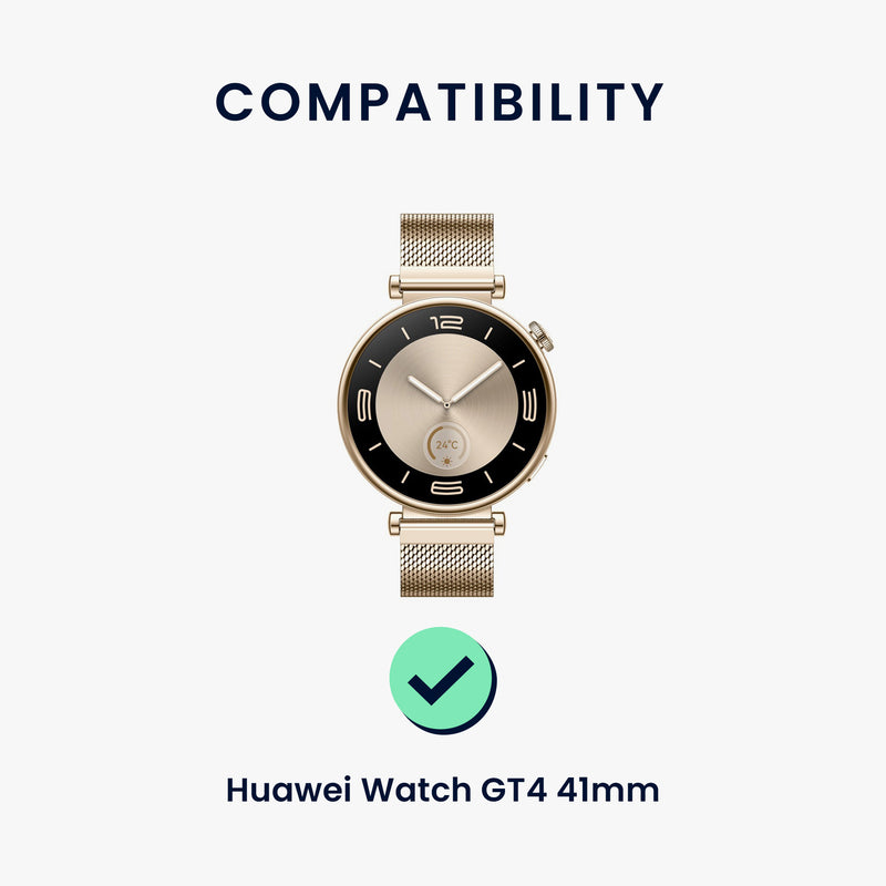 kwmobile Uhrenarmband für Huawei Watch GT5 41mm / GT5 Pro 42mm / Watch GT4 41mm Armband Fitnesstracker Band Set Ersatzarmband Smartwatch