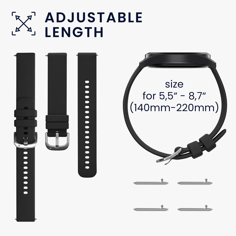 kwmobile Uhrenarmband für Huawei Watch GT5 41mm / GT5 Pro 42mm / Watch GT4 41mm Armband Fitnesstracker Band Set Ersatzarmband Smartwatch