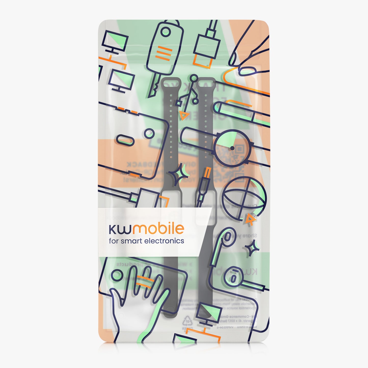 2x Armband für Xiaomi Smart Band 8 Active