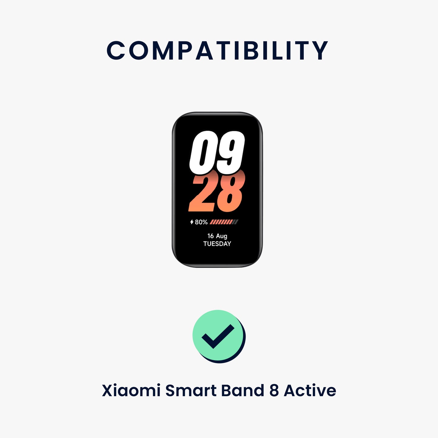 2x Armband für Xiaomi Smart Band 8 Active