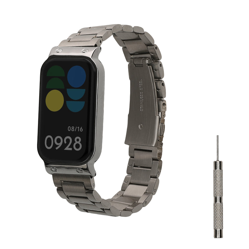kwmobile Uhrenarmband kompatibel mit Xiaomi Smart Band 8 Active / Redmi Band 2 Ersatz Armband Ersatzarmband für Smartwatch 14 - 22 cm Innenmaße