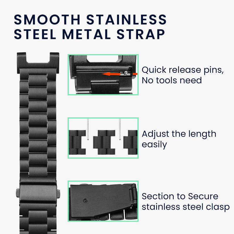 kwmobile Uhrenarmband kompatibel mit Xiaomi Smart Band 8 Active / Redmi Band 2 Ersatz Armband Ersatzarmband für Smartwatch 14 - 22 cm Innenmaße