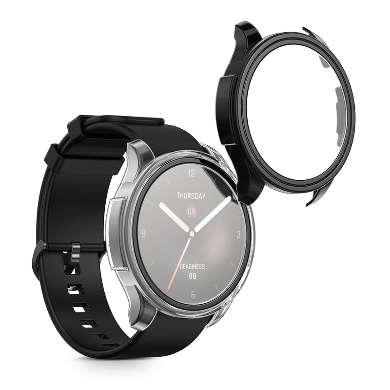 kwmobile Glas Hülle für Huami Amazfit Balance A2286 Schutzhülle Fullbody Fitnesstracker Case Set