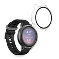 kwmobile Glas Hülle für Garmin vivoactive 5 / active 5 Schutzhülle Fullbody Fitnesstracker Case Set