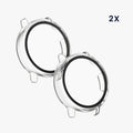 kwmobile Glas Hülle für Garmin vivoactive 5 / active 5 Schutzhülle Fullbody Fitnesstracker Case Set