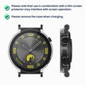 kwmobile Glas Hülle für Huawei Watch GT4 41mm Schutzhülle Fullbody Fitnesstracker Case Set