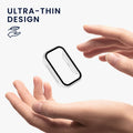 kwmobile Glas Hülle für Xiaomi Smart Band 8 Active / Redmi Band 2 Schutzhülle Fullbody Fitnesstracker Case Set