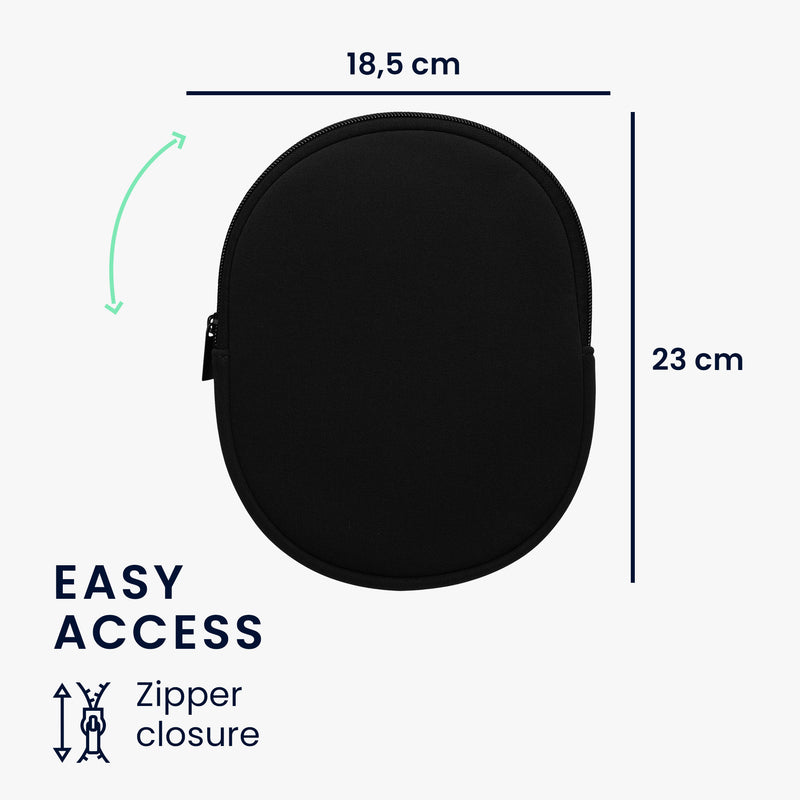 kwmobile Kopfhörer Tasche für WH-CH520 / WH-CH510 / MDR-ZX110 - Kopfhörer Case - Hülle Reise Beutel für Headset Headphones - Weiche Over Ear Schutzhülle