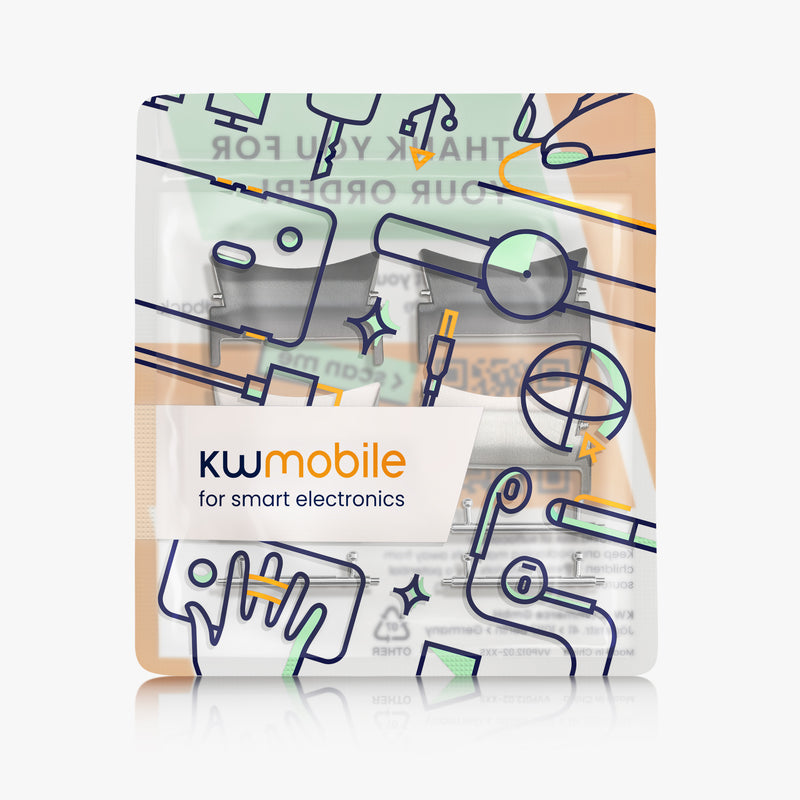 kwmobile Metall Adapter mit 20mm Bandbreite kompatibel mit Samsung Galaxy Watch Uhrenarmband Smartwatch Armband Anschlussadapter Set