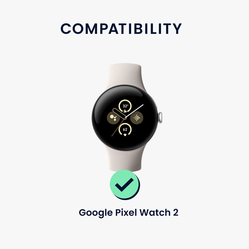 kwmobile Adapter mit 20mm Bandbreite kompatibel mit Google Pixel Watch 3 / Watch 4 / Pixel 2 Uhrenarmband - Smartwatch Armband Anschlussadapter Set