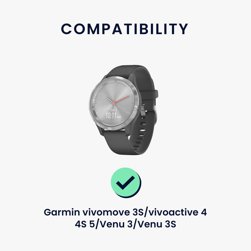 kwmobile USB C Ladekabel kompatibel mit Garmin vivomove 3S / vivoactive 4 4S 5 / Venu 3 / Venu 3S - Kabel Charger - Smart Watch Typ C Ersatzkabel - Fitnesstracker Aufladekabel