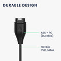 kwmobile USB C Ladekabel kompatibel mit Garmin vivomove 3S / vivoactive 4 4S 5 / Venu 3 / Venu 3S - Kabel Charger - Smart Watch Typ C Ersatzkabel - Fitnesstracker Aufladekabel