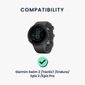 kwmobile USB C Ladekabel kompatibel mit Garmin Swim 2 / Tactix7 / Enduro / Epix 2 / Epix Pro - Kabel Charger - Smart Watch Ersatzkabel - Fitnesstracker Aufladekabel