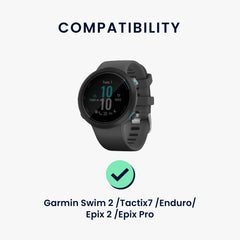 kwmobile USB C Ladekabel kompatibel mit Garmin Swim 2 / Tactix7 / Enduro / Epix 2 / Epix Pro - Kabel Charger - Smart