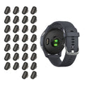 kwmobile 30x Staubschutz kompatibel mit Garmin Venu / Forerunner / Vivomove / Fenix - Staub Stecker Ladebuchse - Abdeckung in Schwarz Schwarz  