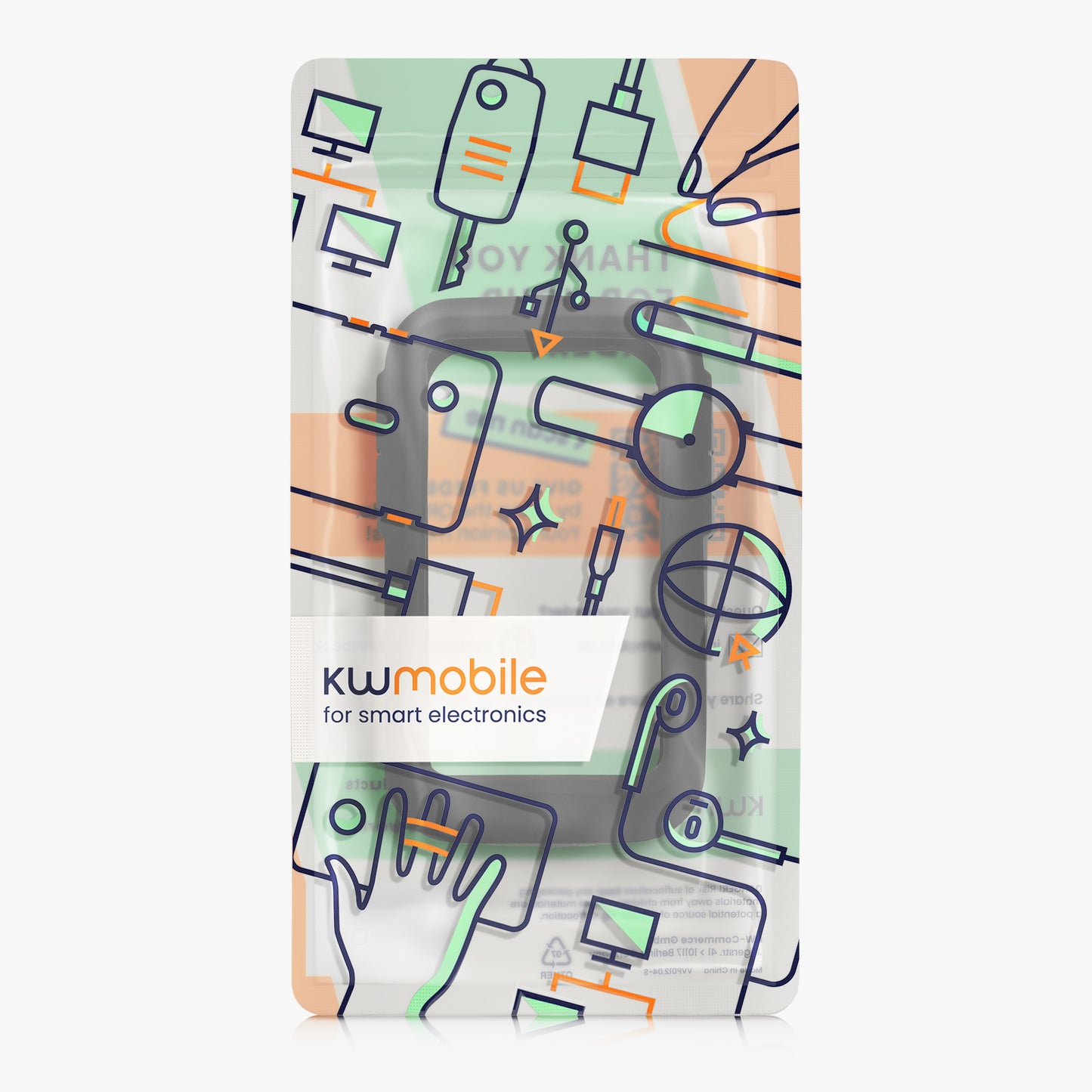 kwmobile Hülle kompatibel mit Garmin eTrex SE - Schutzhülle für GPS Handgerät