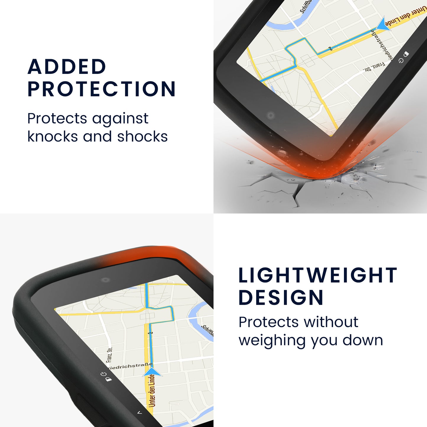 kwmobile Hülle kompatibel mit Bryton R750 SE Case Schutzhülle