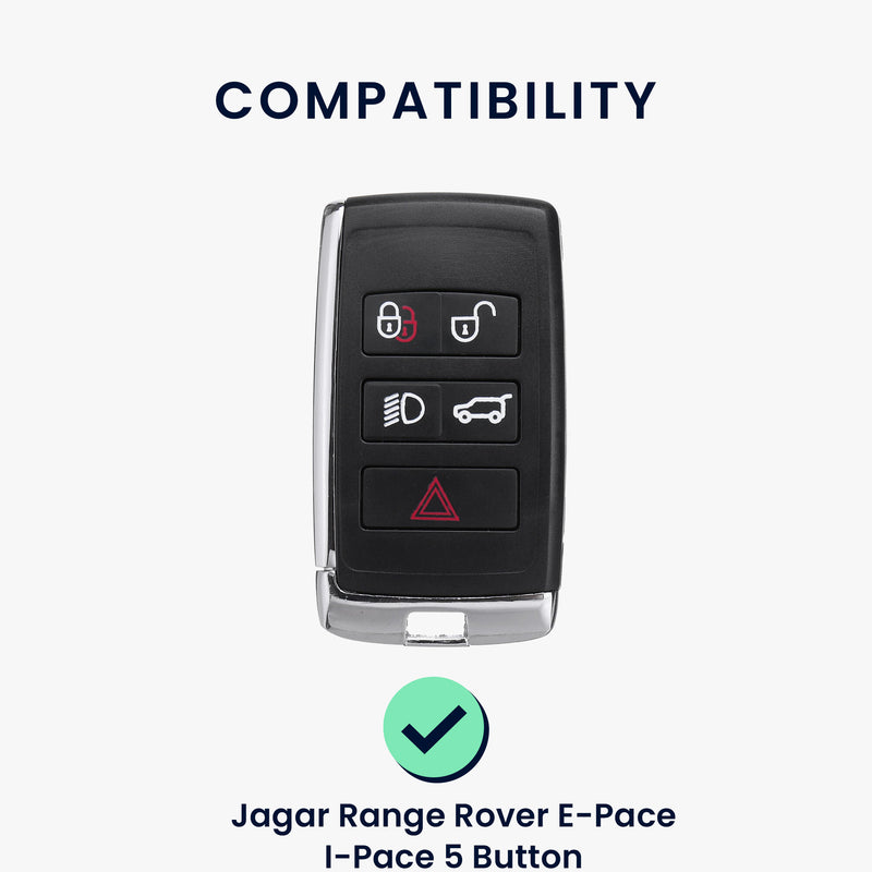 kwmobile Autoschlüssel Hülle kompatibel mit Jagar Range Rover E-Pace I-Pace 5-Buttons Autoschlüssel