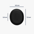 kwmobile Ohr Polster für Jabra Evolve 2 65 / Evolve 65 SE Ohrpolster Ersatz Kopfhörer Ersatzteile Over Ear Headphones
