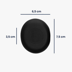 kwmobile Ohr Polster für Jabra Evolve 2 65 / Evolve 65 SE Ohrpolster Ersatz Kopfhörer Ersatzteile Over Ear Headphones