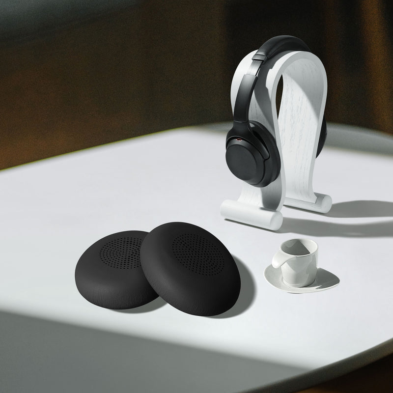 kwmobile Ohr Polster für Jabra Evolve 2 65 / Evolve 65 SE Ohrpolster Ersatz Kopfhörer Ersatzteile Over Ear Headphones