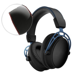 kwmobile Bügelpolster kompatibel mit Kingston HyperX Cloud Alpha Over Ear Kopfhörer Ersatz Kopfbügel Polster - Schwarz