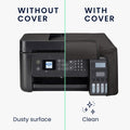 kwmobile Cover kompatibel mit Epson EcoTank ET-4800 / EcoTank ET-4810 - Tasche Hülle Drucker - Staubschutzhülle Schutzhaube Schutzhülle
