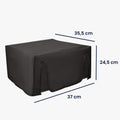 kwmobile Cover kompatibel mit Epson EcoTank ET-4800 / EcoTank ET-4810 - Tasche Hülle Drucker - Staubschutzhülle Schutzhaube Schutzhülle