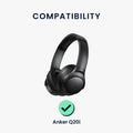 kwmobile Ohr Polster für Anker Soundcore Q20i Ohrpolster Ersatz Ohrpolster Kopfhörer Ersatzteile Kopfhörer Ersatzpolster für Over Ear Headphones