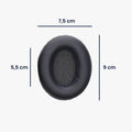 kwmobile Ohr Polster für Anker Soundcore Q20i Ohrpolster Ersatz Ohrpolster Kopfhörer Ersatzteile Kopfhörer Ersatzpolster für Over Ear Headphones