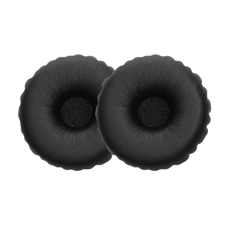 kwmobile 2x Ohr Polster für Logitech PC960 / H960 / H650E / H820E Ohrpolster - Ersatz Ohrpolster - Kopfhörer Ersatzteile - Kopfhörer Ersatzpolster für Over Ear Headphones Schwarz  