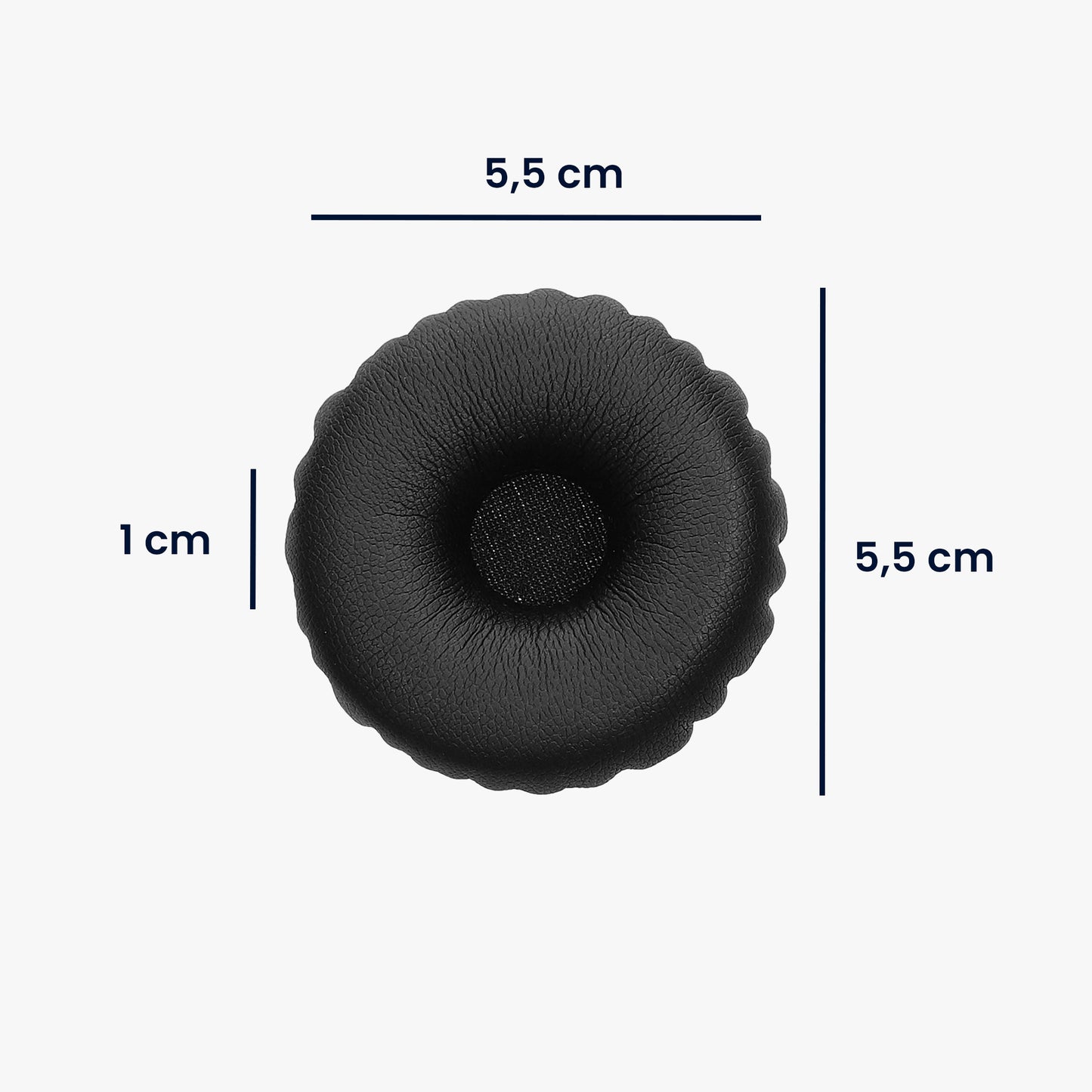 kwmobile Ohr Polster für Logitech PC960 / H960 / H650E / H820E Ohrpolster Ersatzteile Kopfhörer Ersatzpolster für Over Ear Headphones