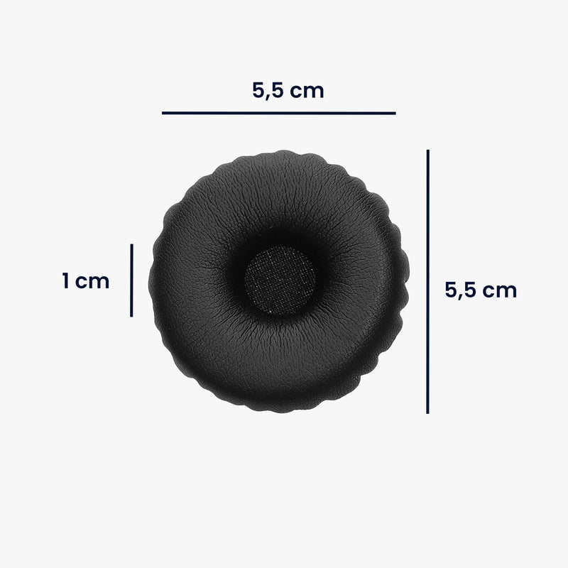 kwmobile Ohr Polster für Logitech PC960 / H960 / H650E / H820E Ohrpolster Ersatzteile Kopfhörer Ersatzpolster für Over Ear Headphones