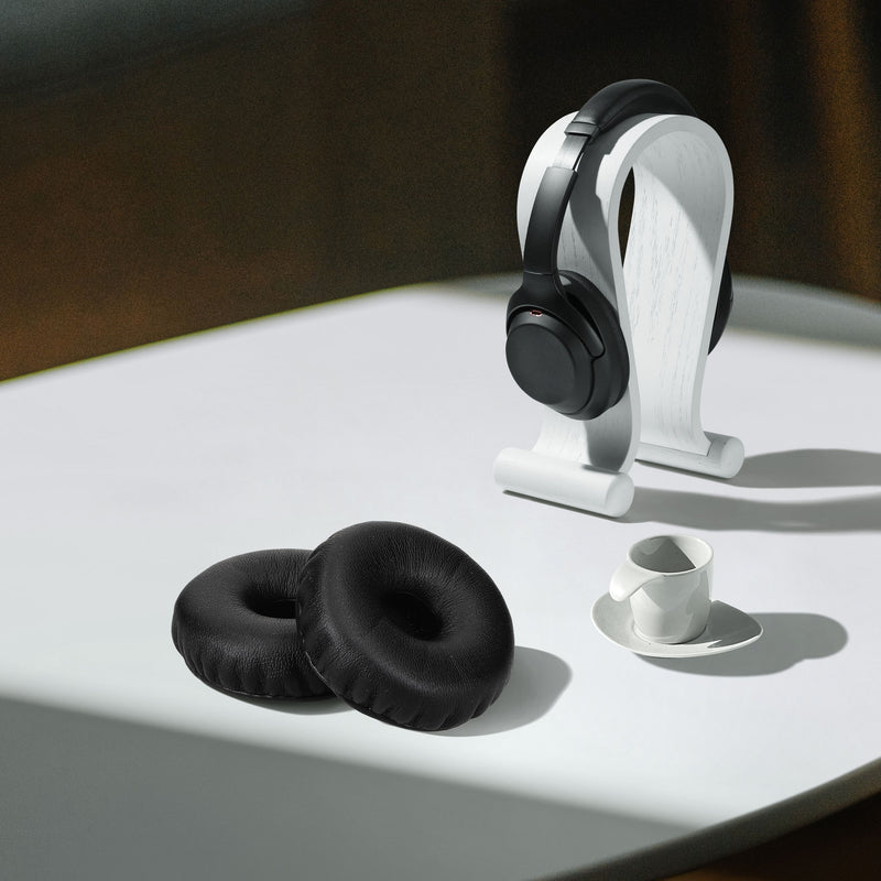kwmobile Ohr Polster für Logitech PC960 / H960 / H650E / H820E Ohrpolster Ersatzteile Kopfhörer Ersatzpolster für Over Ear Headphones
