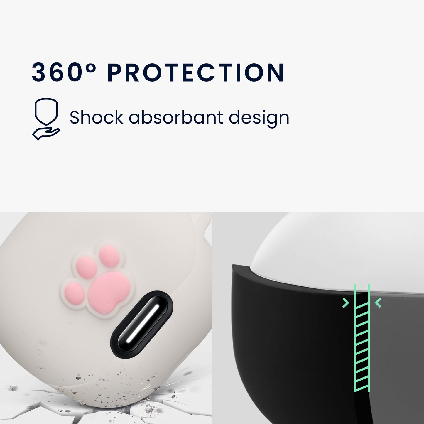 Silikon Hülle für Anker Soundcore Liberty 4 NC Katze