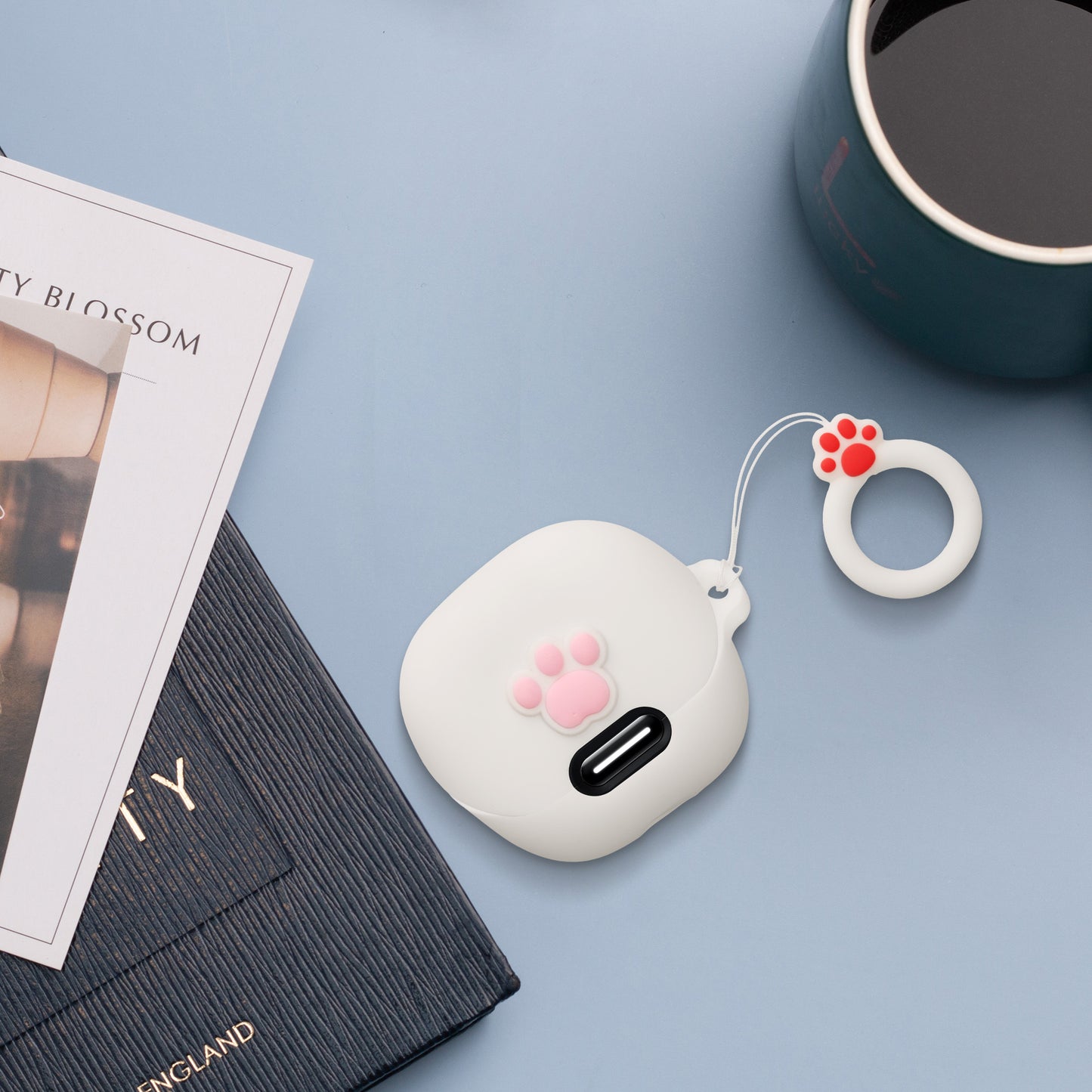 Silikon Hülle für Anker Soundcore Liberty 4 NC Katze
