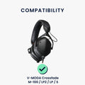 kwmobile Ohr Polster für V-MODA Crossfade M-100 / LP2 / LP / S Ohrpolster Ersatz Ohrpolster Kopfhörer Ersatzteile Kopfhörer Ersatzpolster für Over Ear Headphones
