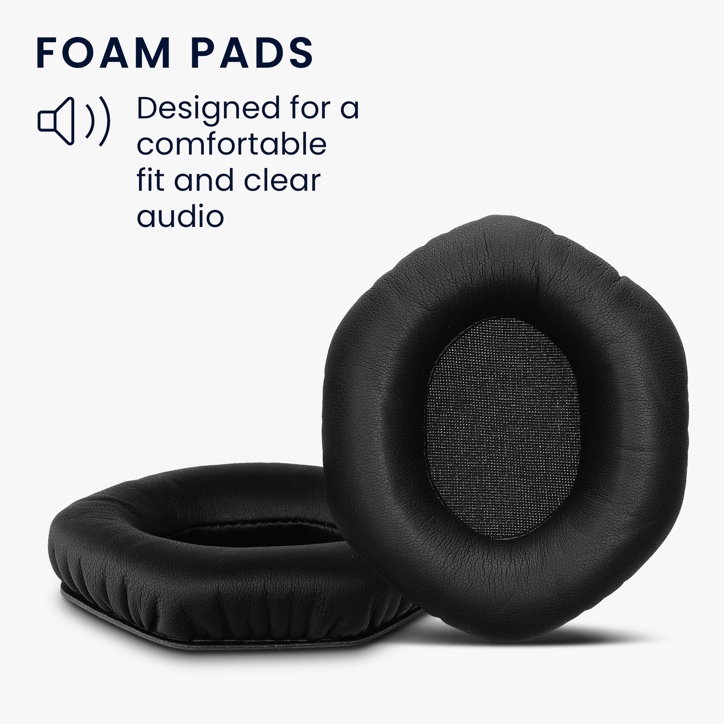 kwmobile Ohr Polster für V-MODA Crossfade M-100 / LP2 / LP / S Ohrpolster Ersatz Ohrpolster Kopfhörer Ersatzteile Kopfhörer Ersatzpolster für Over Ear Headphones